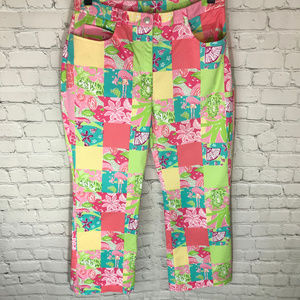 Lilly Pulitzer Cropped 5 Pocket Pants